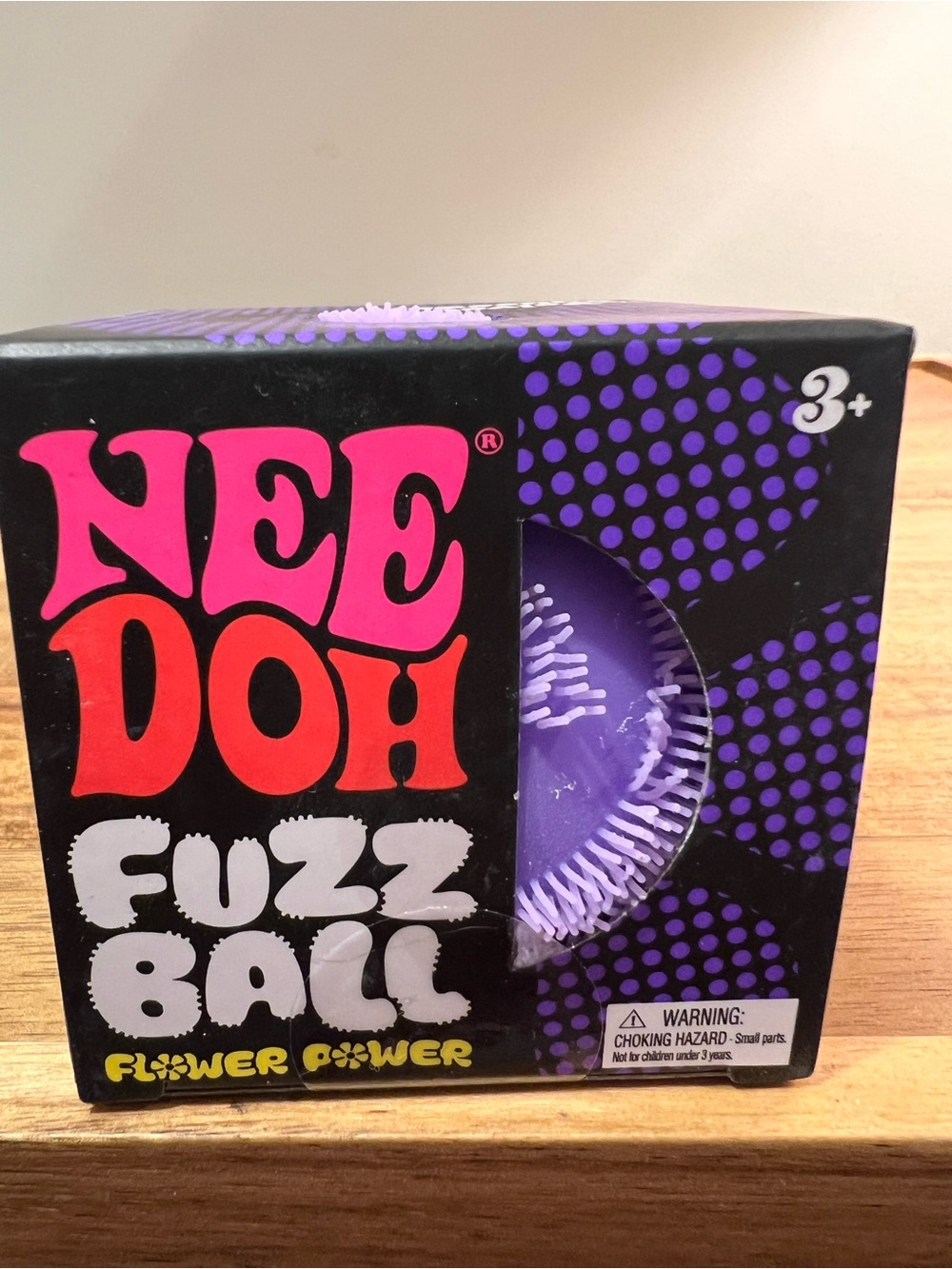 💜NeeDoh Fuzz Ball Flower Power - Purple. Brand new, the softest squishy💜